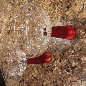 2 Red Stem Grand Marnier Margarita Glasses